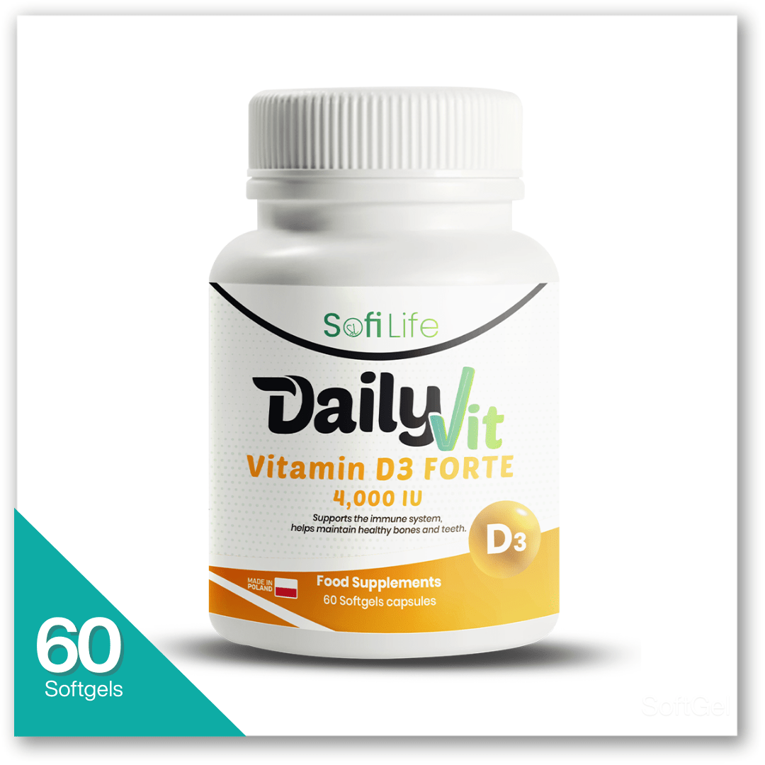 SOFI LIFE DAILY VIT VITAMIN D3 FORTE 4000 IU 60 CAPS.