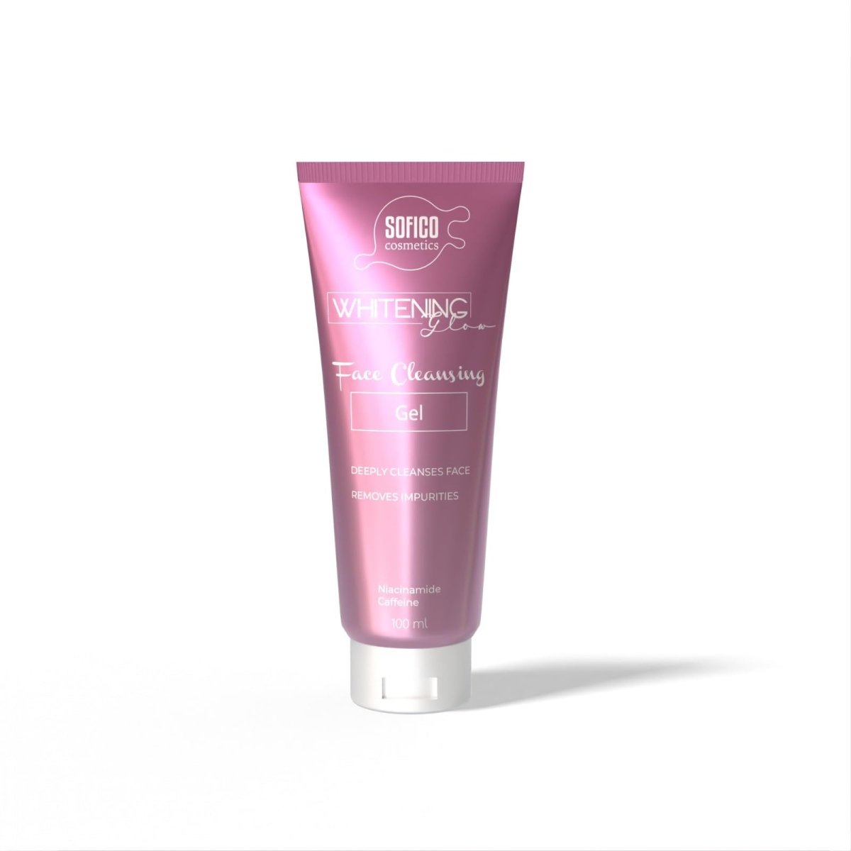 SOFICO WHITENING GLOW FACE CLEANSING GEL 100ML