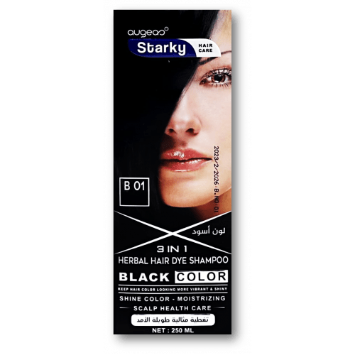 STARKY HERBAL HAIR DYE SHAMPOO BLACK B01