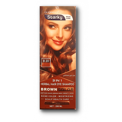 STARKY HERBAL HAIR DYE SHAMPOO BROWN B20