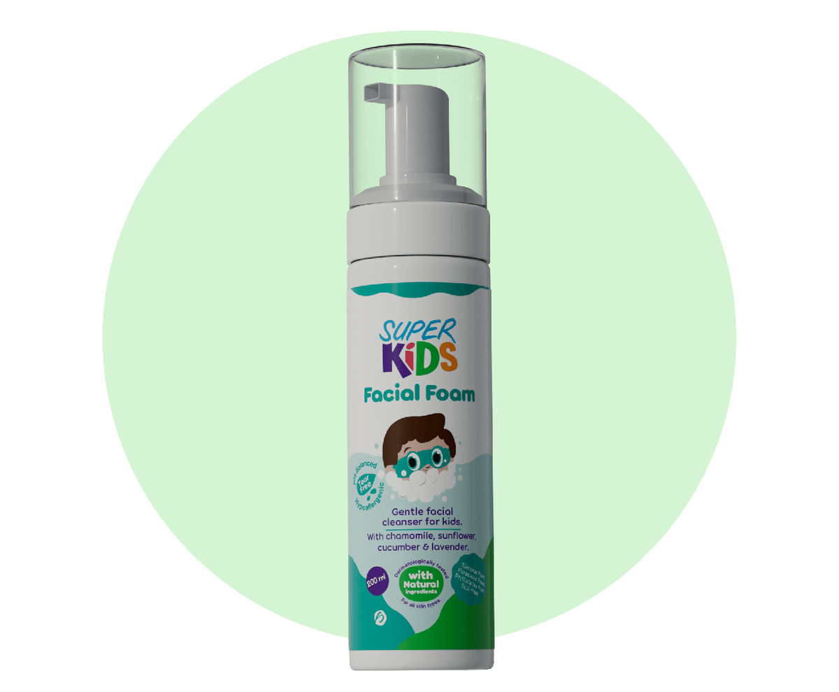SUPER KIDS FACIAL FOAM 200ML
