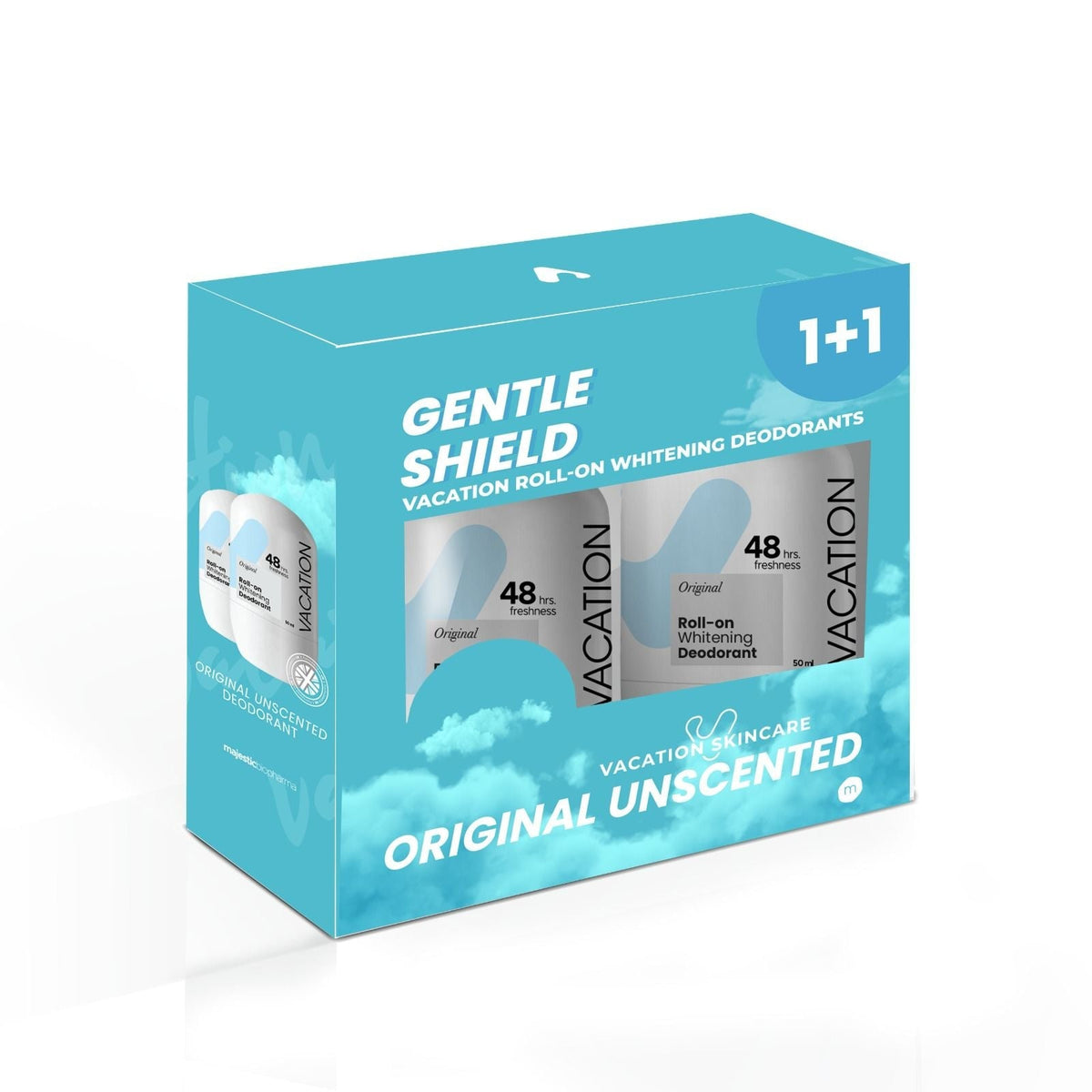 VACATION WHITENING DEODORANT ORIGINAL 50ML 1+1 OFF