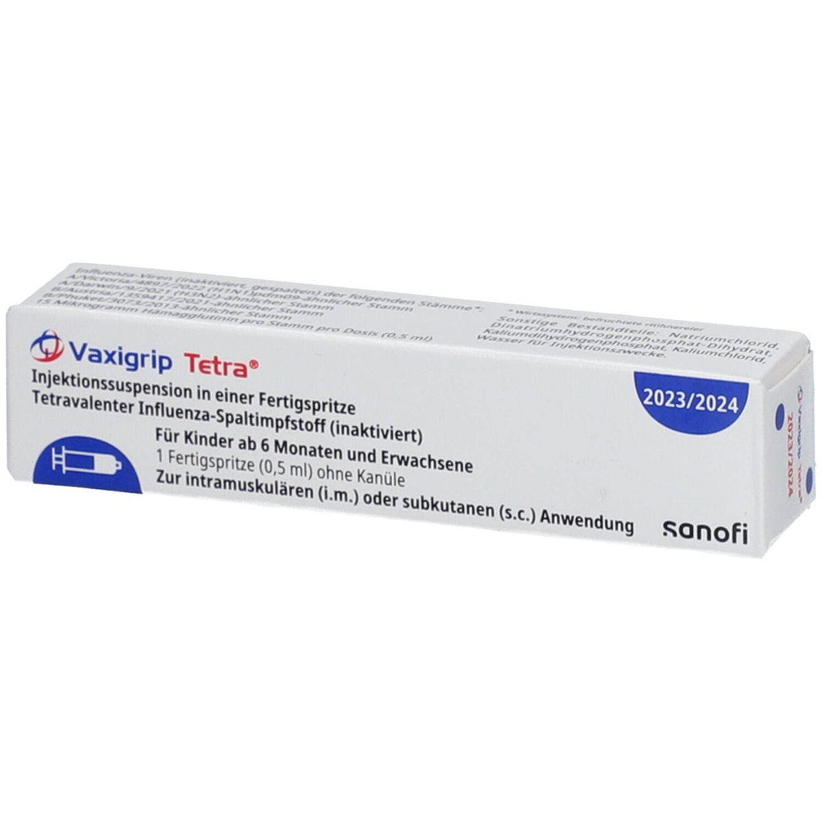 VAXIGRIP 0.5ML 1/PREF.SYRINGE
