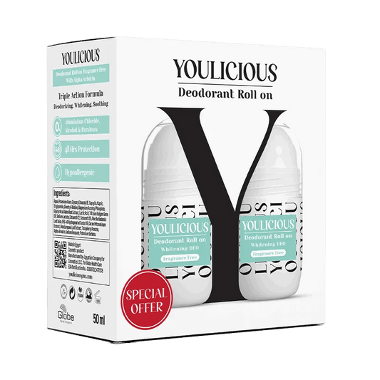 YOULICIOUS FRAGRANCE FREE DEO ROLL 50ML 1+1 OFF