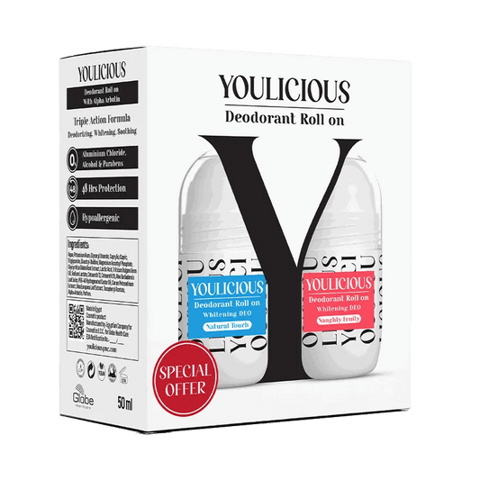 YOULICIOUS ROLL ON NATURAL TOUCH&NAUGHTY FRUITY 50ML 1+1 OFF
