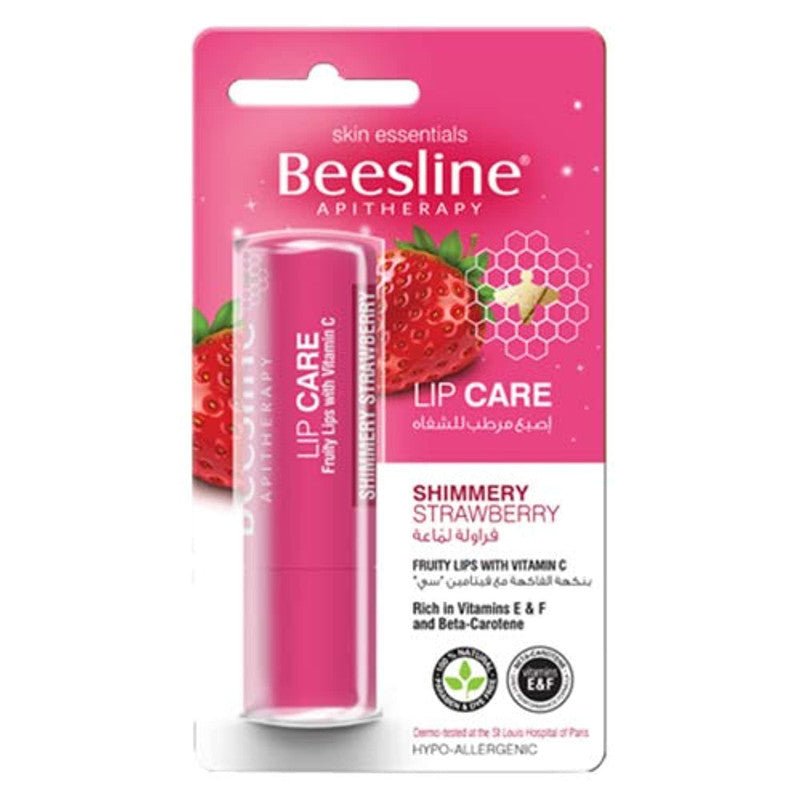 BEESLINE LIP CARE SHIMMERY STRAWBERRY 4G