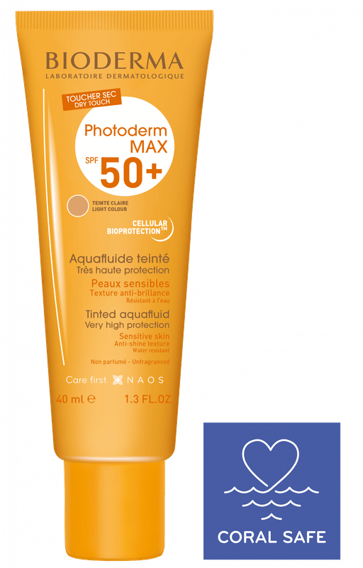 بيوديرما فوتوديرم أكوا تنت واقي شمس بعامل حماية SPF50+ بحجم 40 مل