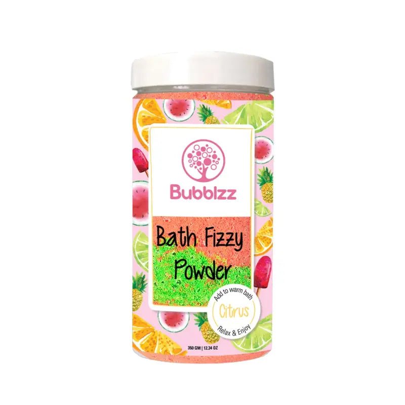 BUBBLZZ BATH FIZZY POWDER (CITRUS)350GM