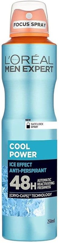 LOREAL MAN EXPERT COOL POWER سبراي 250 مل