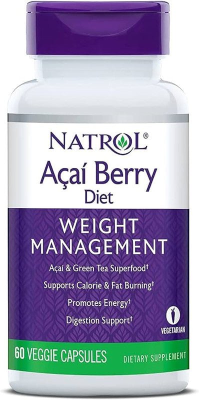 NATROL ACAI BERRY 1000 MG 60 TAB