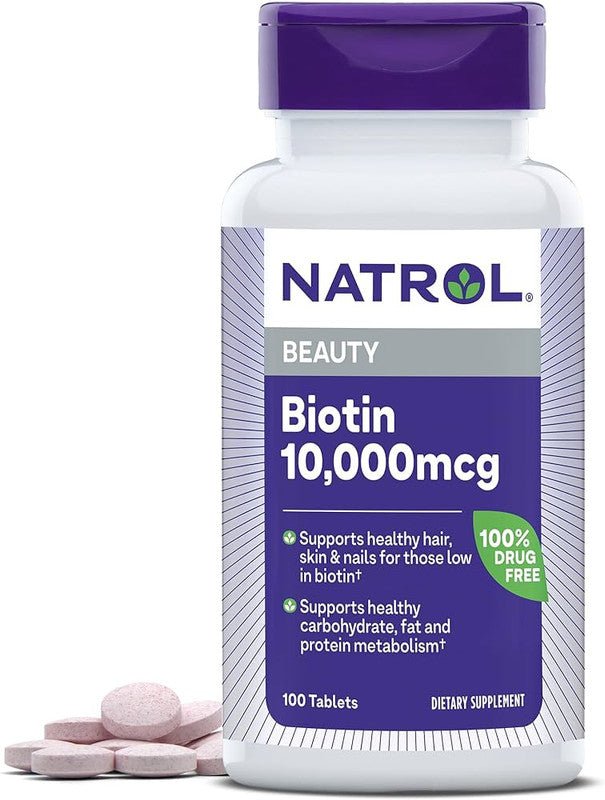 NATROL BIOTIN 10000 MG 100 TAB N.P