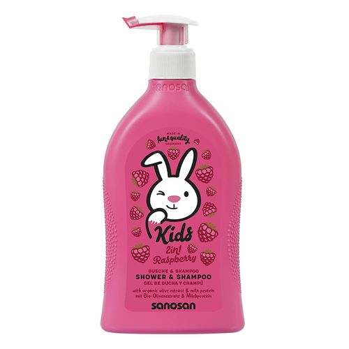 SANOSAN RASPBERRY SHOWER SHAMP 400ML