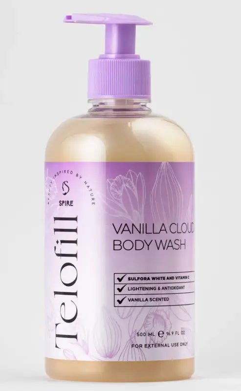TELOFILL VANILLA BODY WASH 500ML